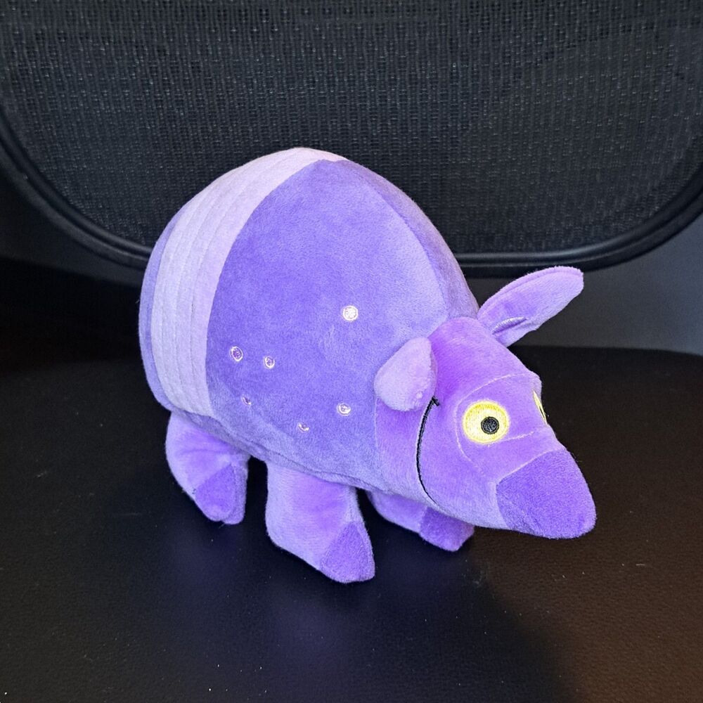 Disney Pixar Jessie’s Critters Carousel Purple Armadillo Plush 8" Stuffed Animal